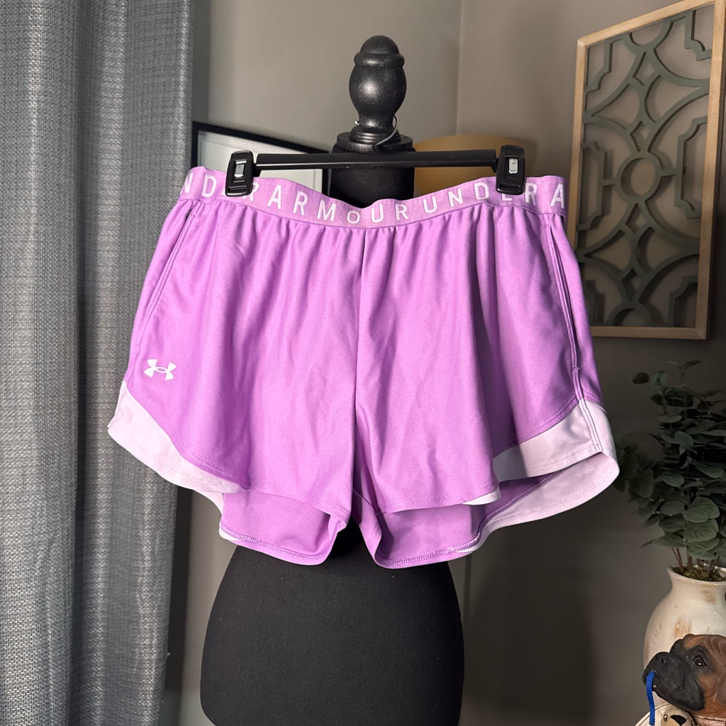 Under Armour Women's Purple Athletic Shorts